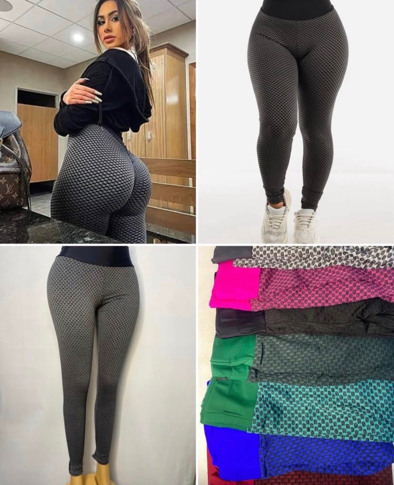 Docena Calza texturizada con push up (cod:1552) $990